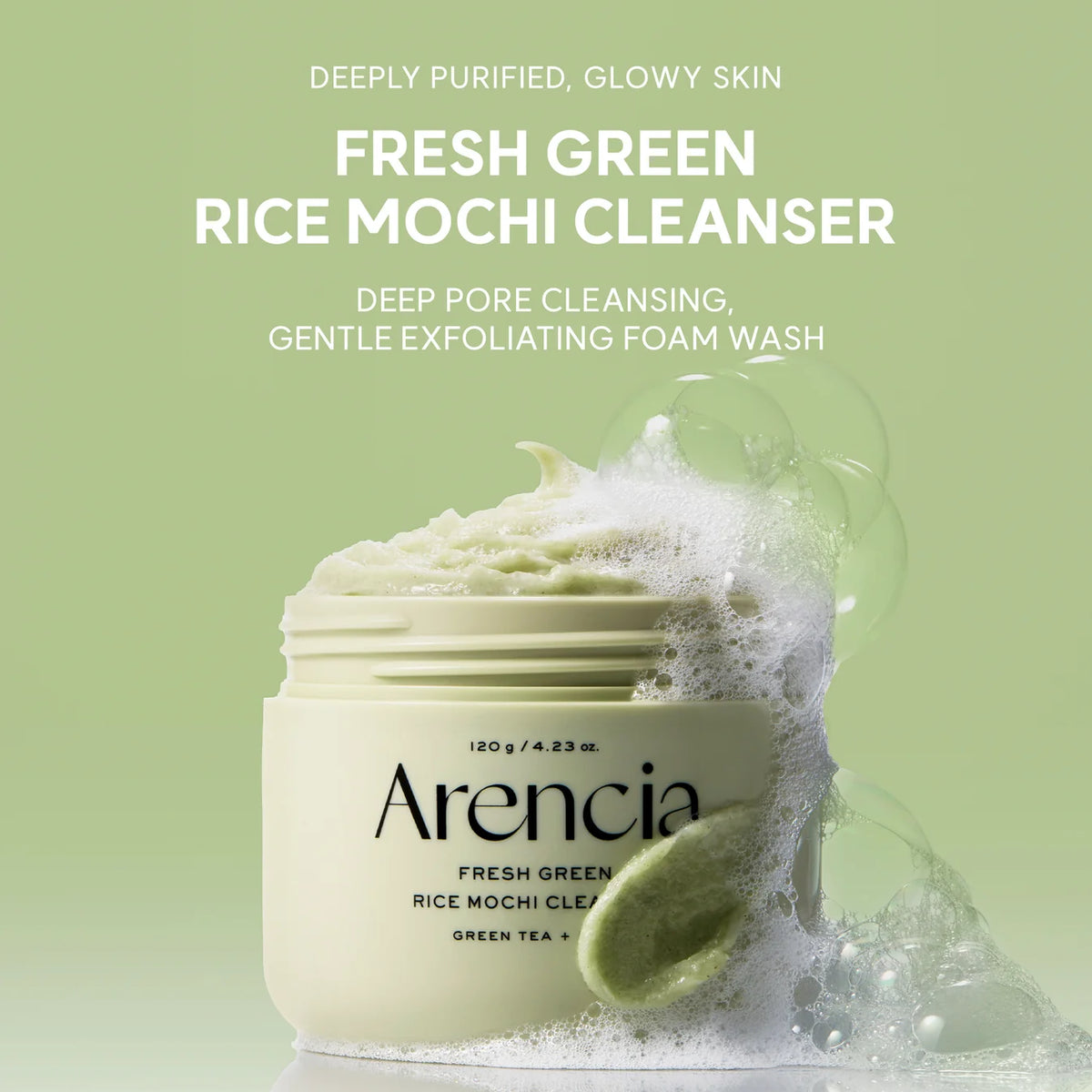 Arencia Fresh Cloud Sea Salt Body & Scalp Scrub (Black)