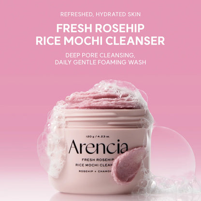 Arencia Fresh Rosehip Rice Mochi Cleanser