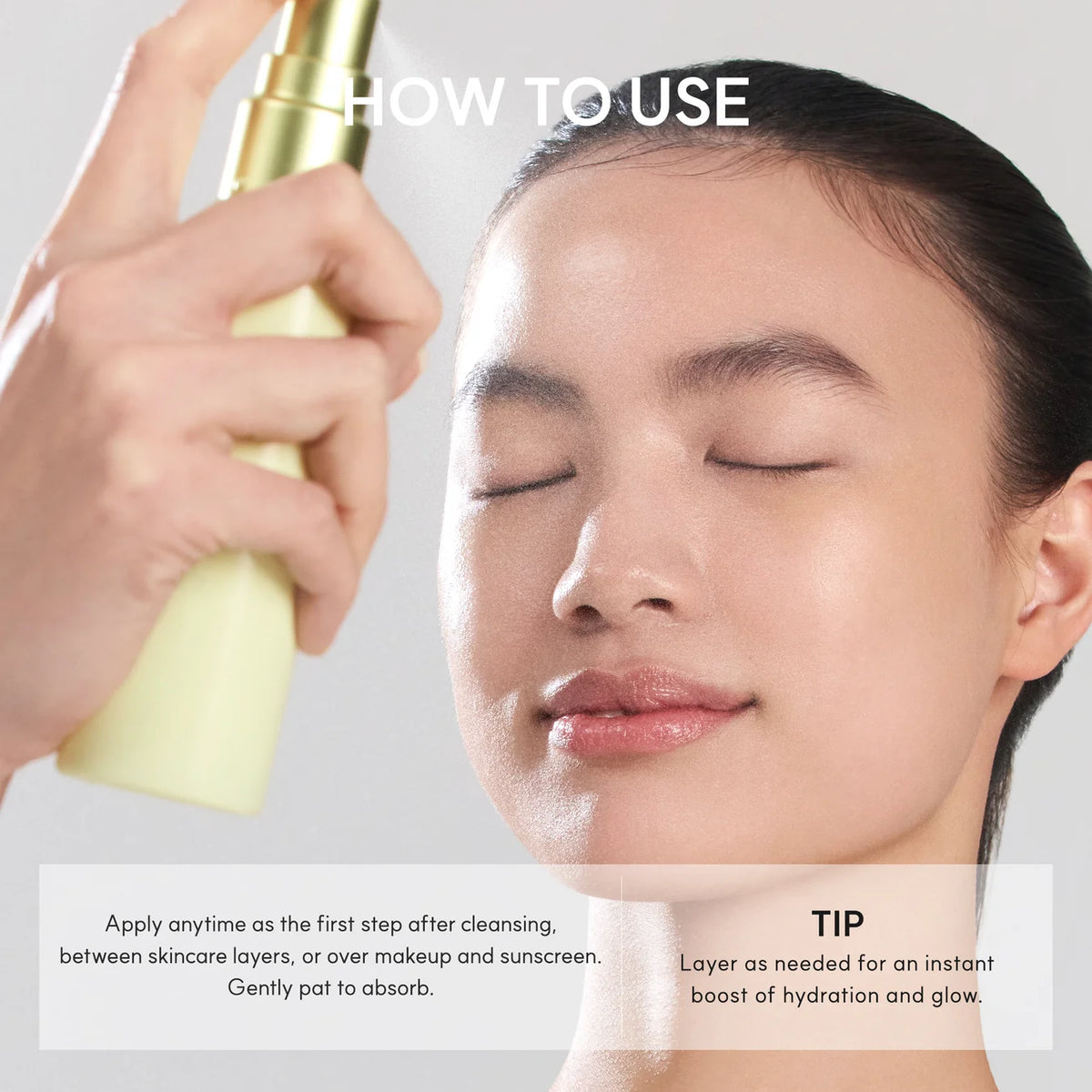 Vitamin C Glutathione Skin Booster Mist, Instant Hydration & Radiant Glow Facial Spray, Makeup-Friendly, Ceramide & Antioxidant Care, 3.38 fl oz