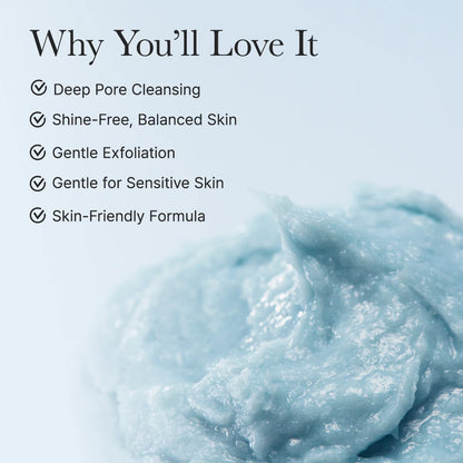 Fresh Blue Hyssop Rice Mochi Cleanser