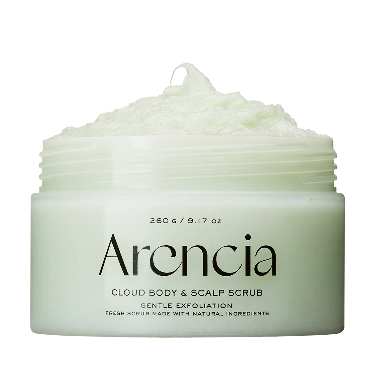 Arencia Fresh Cloud Sea Salt Body & Scalp Scrub (Green)