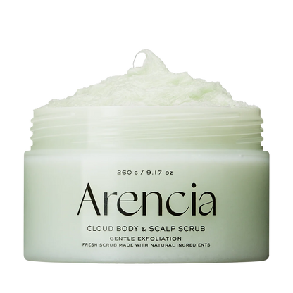 Arencia Fresh Cloud Sea Salt Body & Scalp Scrub (Green)