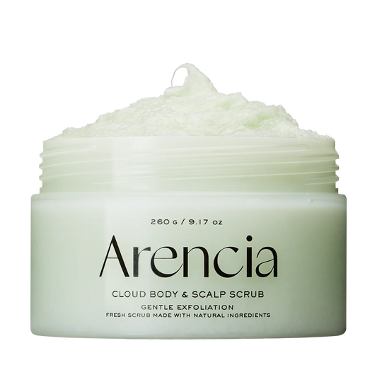Arencia Fresh Cloud Sea Salt Body & Scalp Scrub (Green)