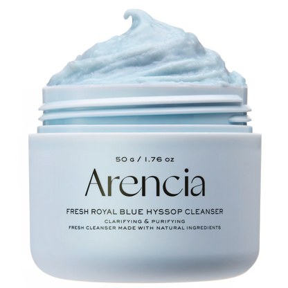 Fresh Blue Hyssop Rice Mochi Cleanser