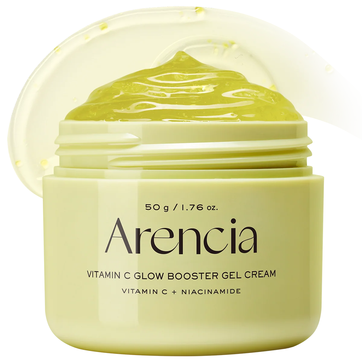 Vitamin C Glow Booster Gel Cream, Lightweight Brightening Gel Moisturizer for Even Tone & Radiant Skin, 1.76 oz