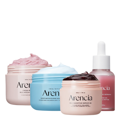 Red Collagen Jello Skin Bundle - Poreless Skin 4-Step Routine
