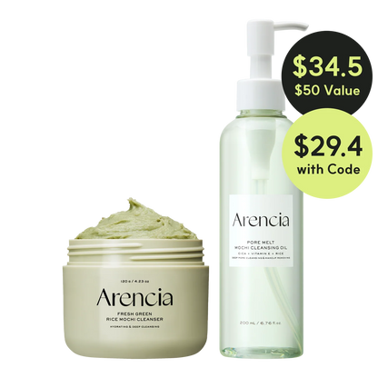 Pore Melt Double Cleansing Duo - Gentle Cleansing Oil & Fresh Green Rice Mochi Cleanser