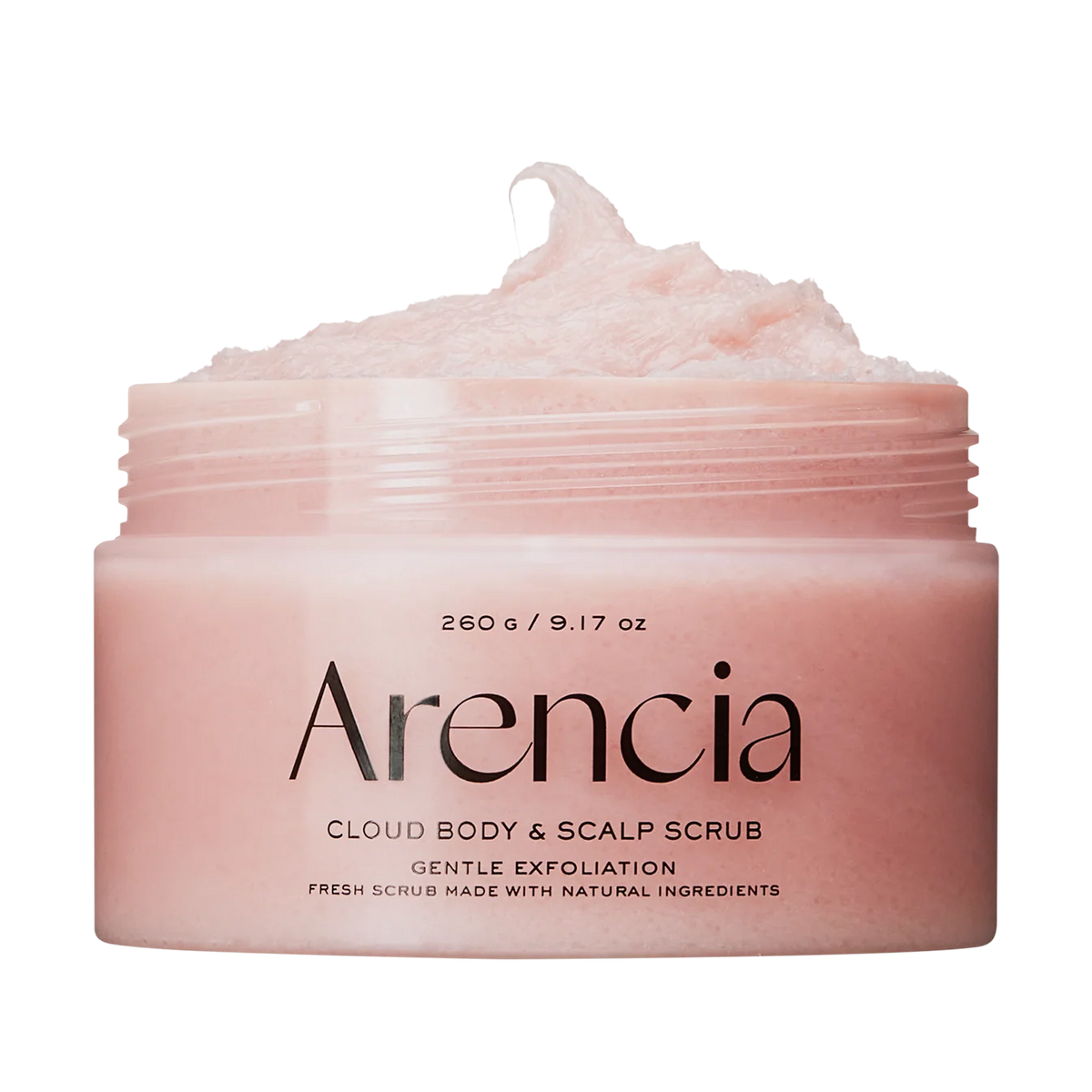 Arencia Fresh Cloud Sea Salt Body & Scalp Scrub (Pink)